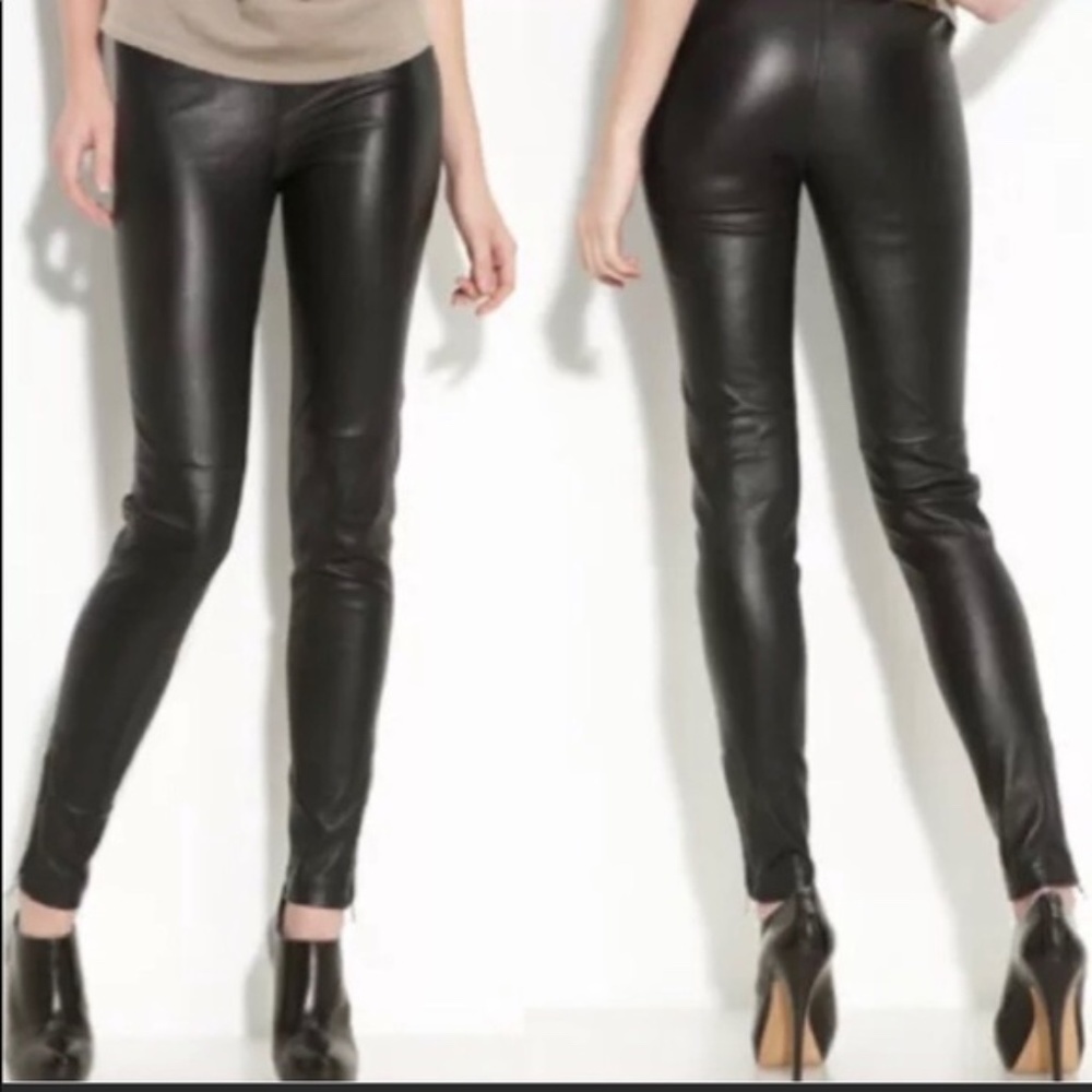 Leith‎ Faux Leather high waisted leggings